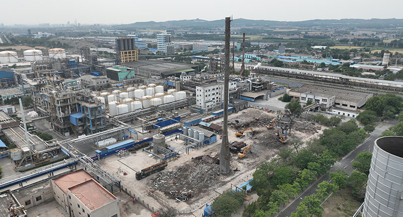 齊魯苯酐氯乙烯拆除項(xiàng)目